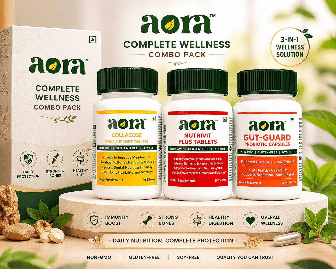 Aora daily wellness essentials, made in India