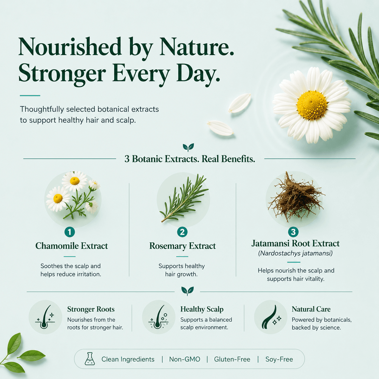 Chamrose | Hair Fall Control, Thickness & Strength Support